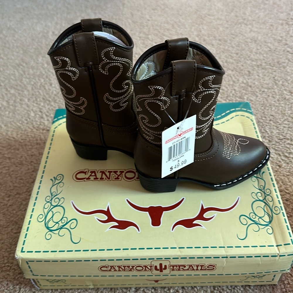 Brand New Toddler Cowboy Boots